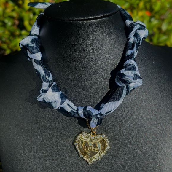 Jewelry - Handmade Scarf Tie Necklace